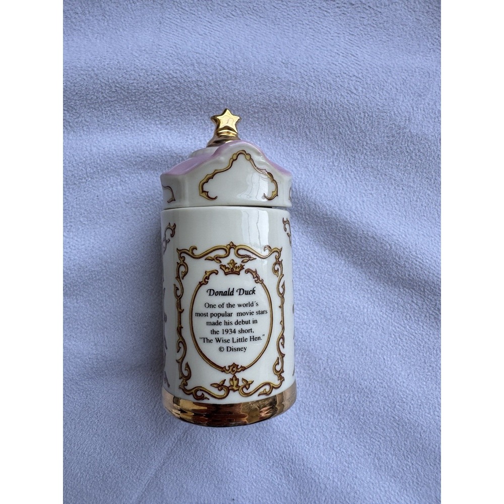 Lenox 1995 Disney Donald Duck Tarragon Spice Jar Collection Great Condition - Picture 3 of 7